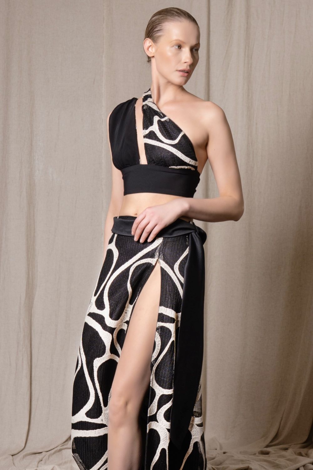 2 Tarafıda Giyilebilen Tek Omuz Büstiyer - Görsel 6