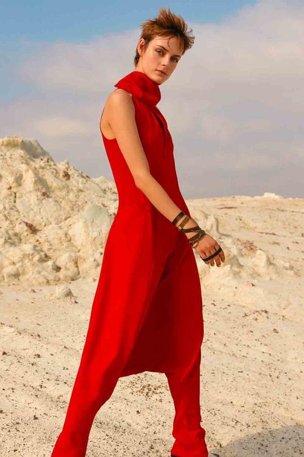 Multifonksiyonel Dekolteli 4in1 Şalvar Tulum