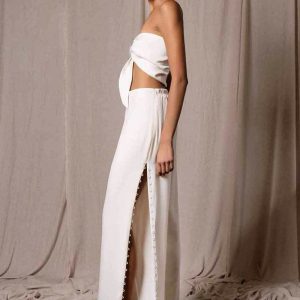 Gizli Yırtmaçlı Pantolon